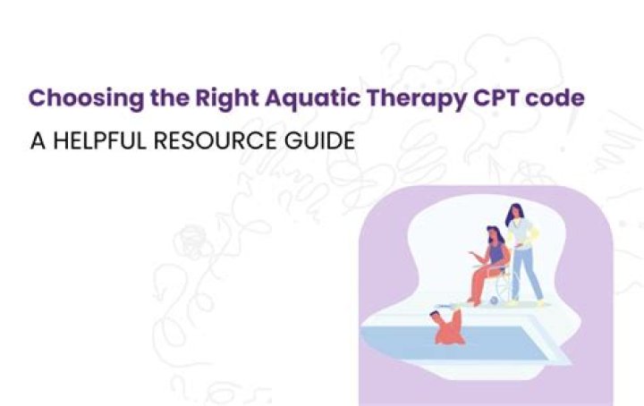 What is the CPT code for aquatic therapy?