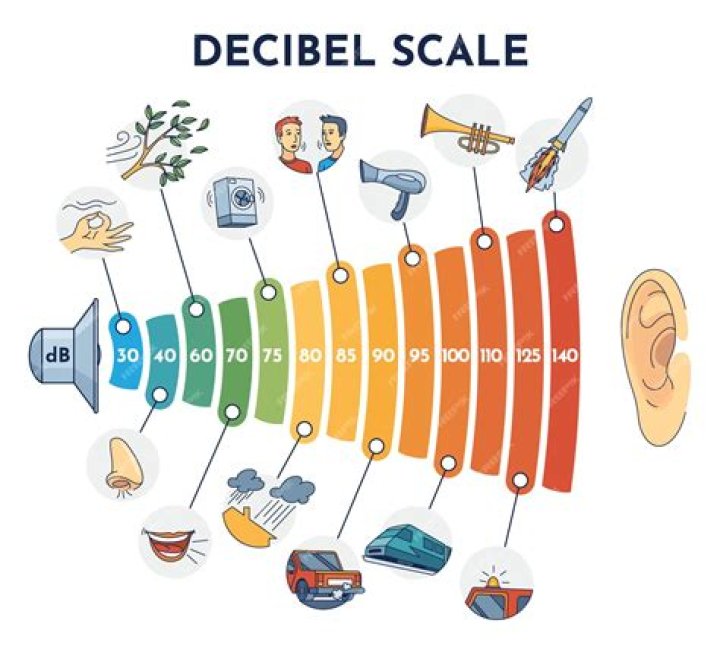 What is the decibel level of a leaf blower?