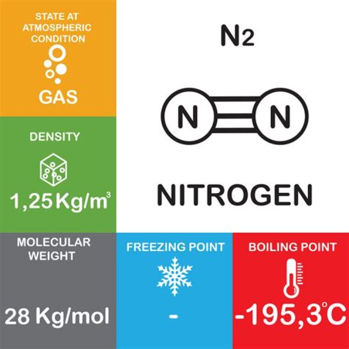 What is the density of n2 gas?