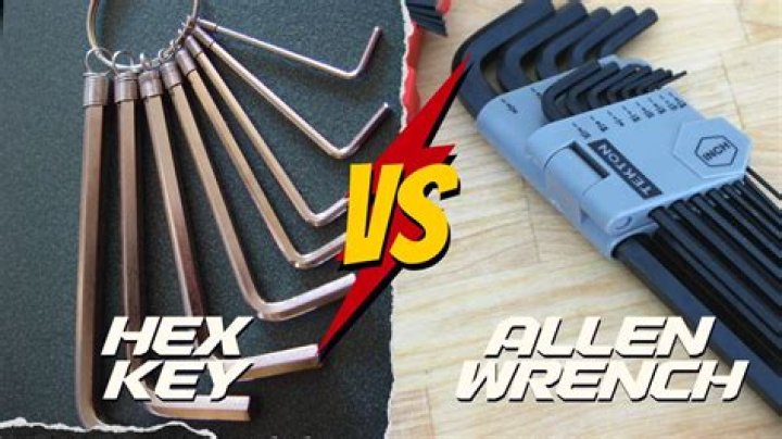 What is the difference between a hex wrench and an Allen wrench?