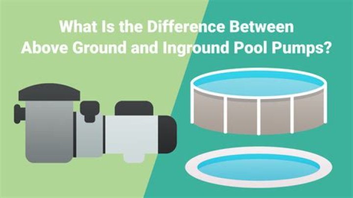 What is the difference between above ground and inground pool pumps?