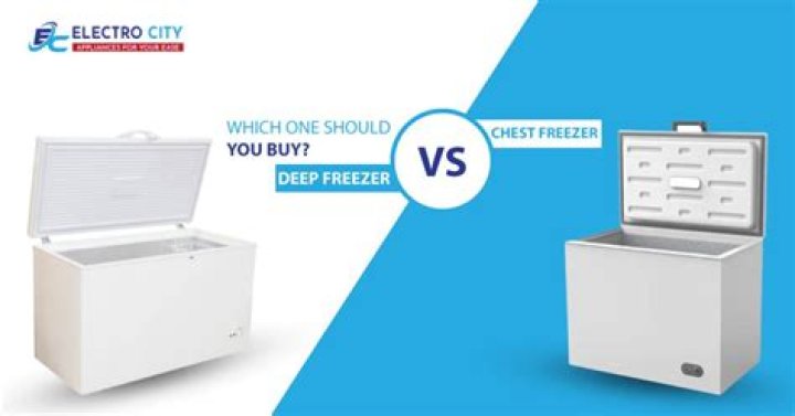 What is the difference between chest freezer and deep freezer?