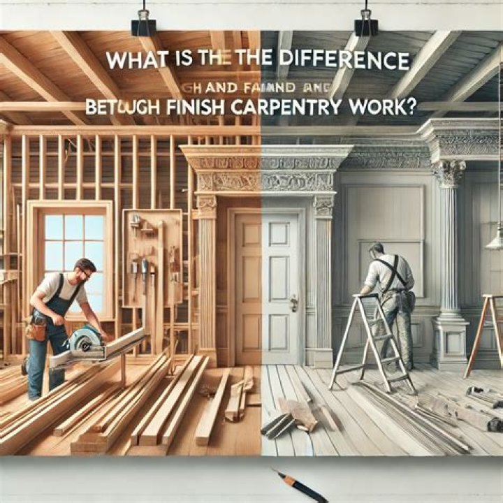 What is the difference between construction and carpentry?