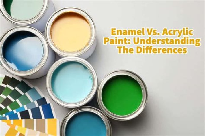 What is the difference between enamel and acrylic enamel paint?