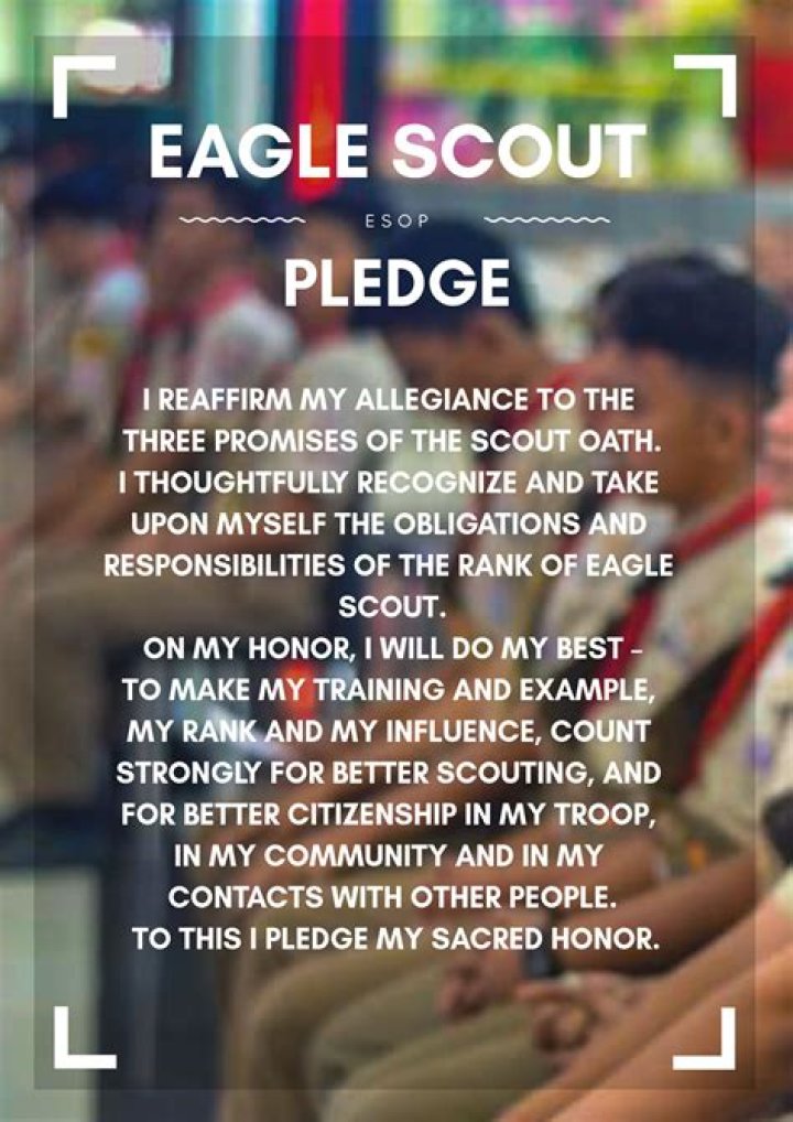 What is the Eagle Scout pledge?