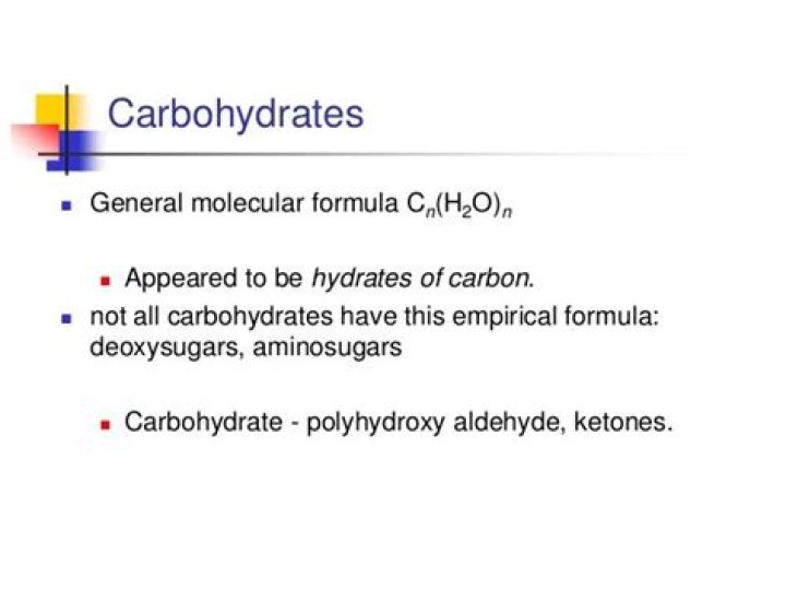 What is the general formula of carbohydrates?
