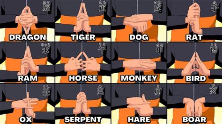 What is the hand sign for Shadow Clone Jutsu?