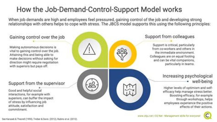 What is the job demand control model?