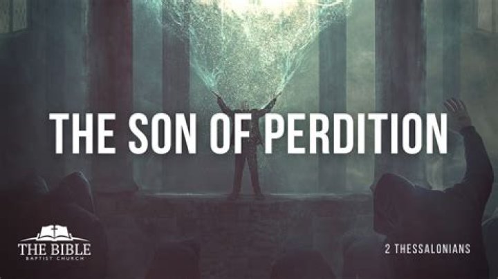 What is the meaning of the word perdition in the Bible?