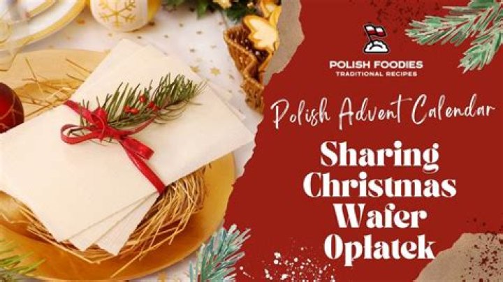 What is the Polish Christmas wafer?