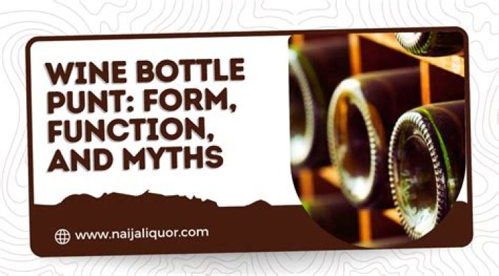 What is the punt on a wine bottle?