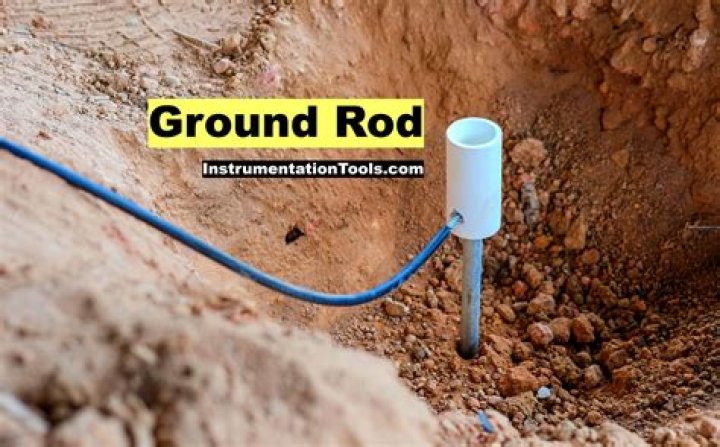 What is the purpose of ground rods?