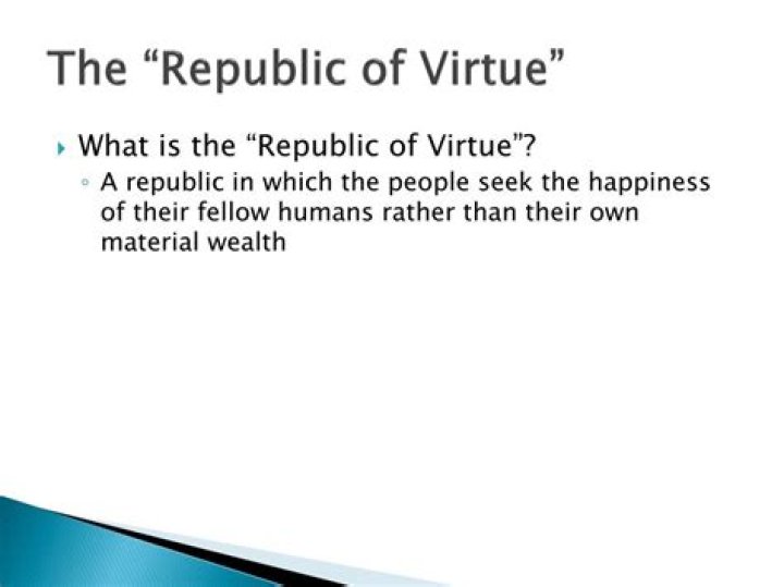 What is the republic of virtue?