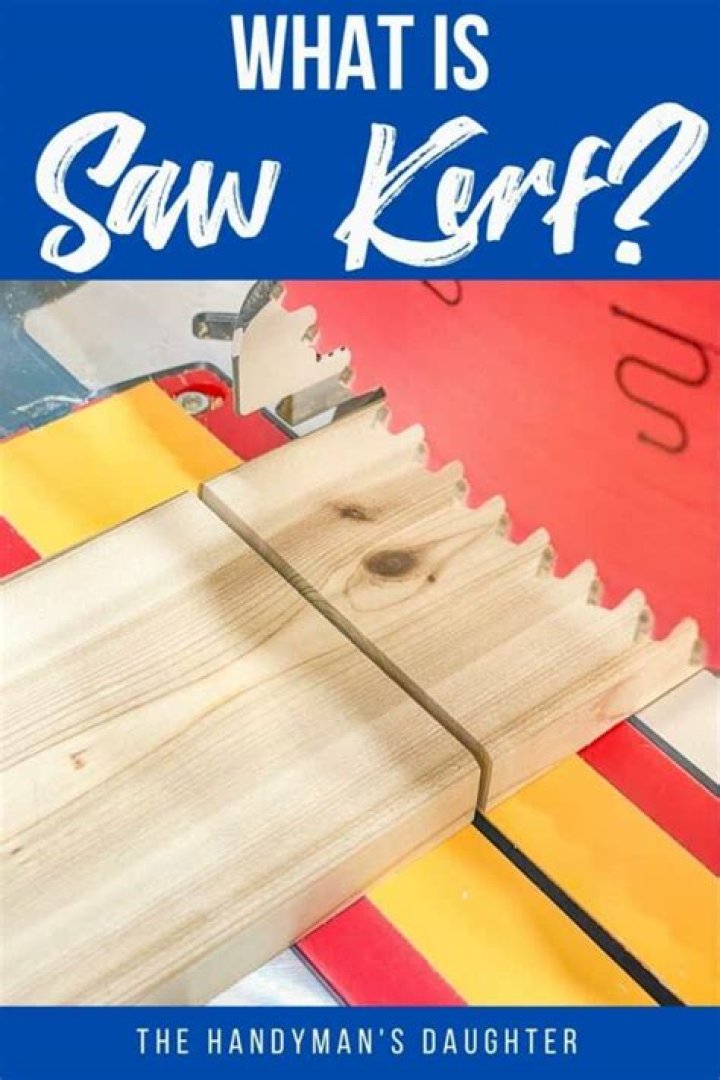 What is the saw kerf?