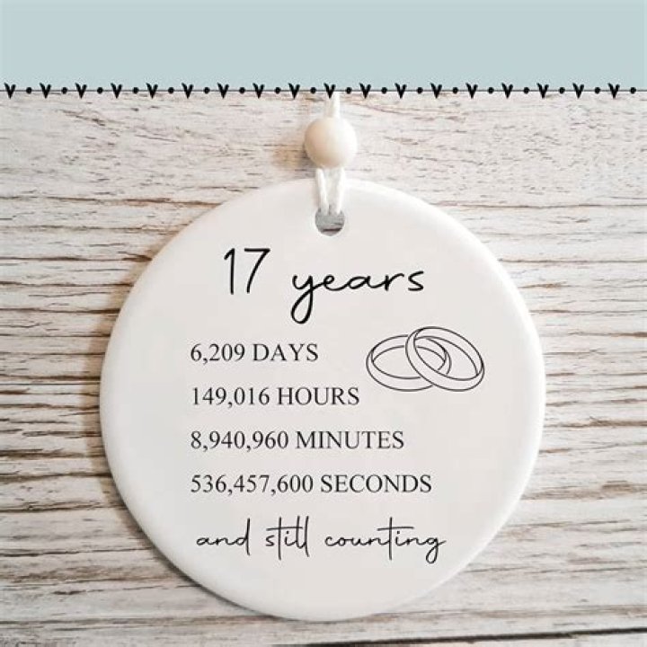 What is the symbol for the 17th wedding anniversary?