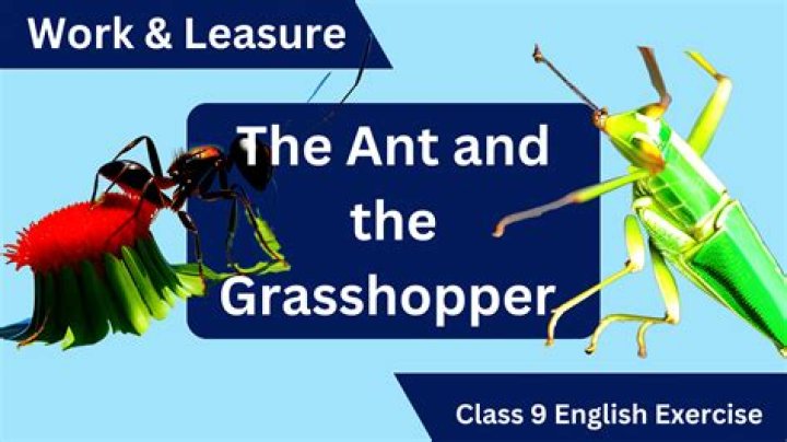 What is the theme of the ant and grasshopper?