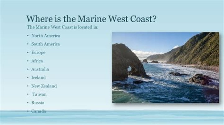 What is the vegetation in the Marine West Coast?