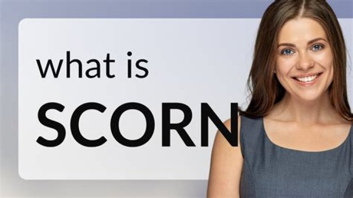 What is unaffected scorn?