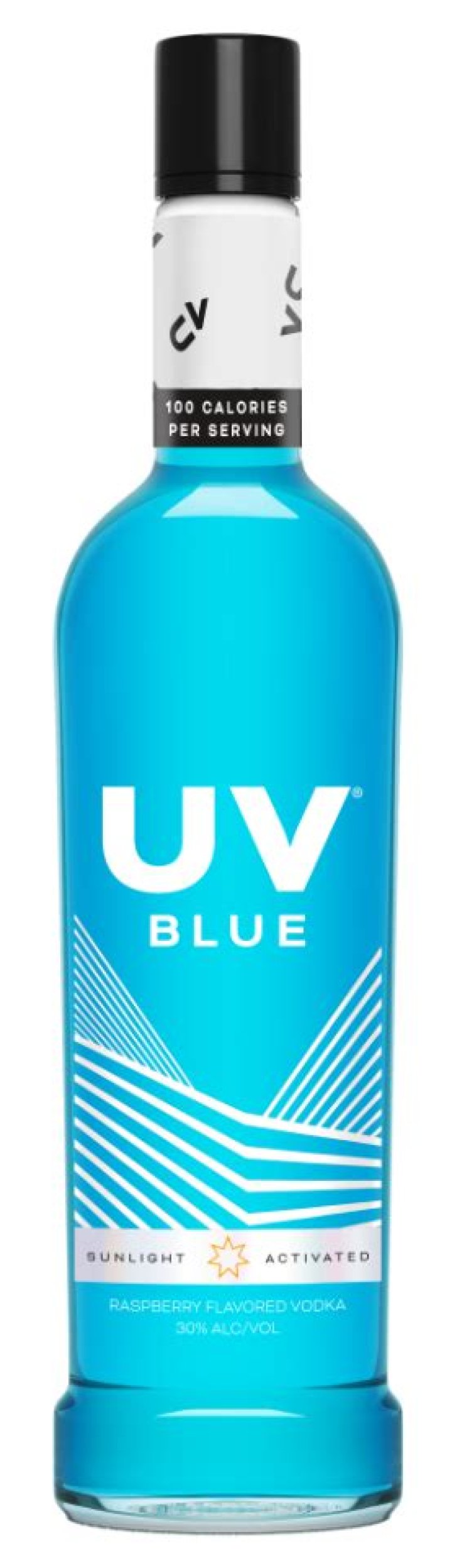 What is UV blue vodka made from?