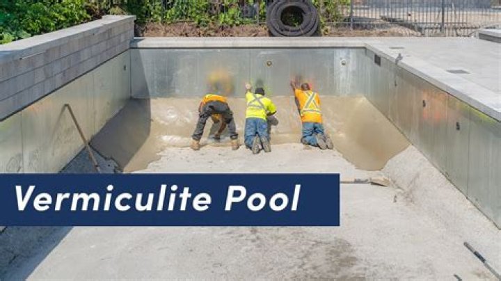 What is vermiculite used for in pools?