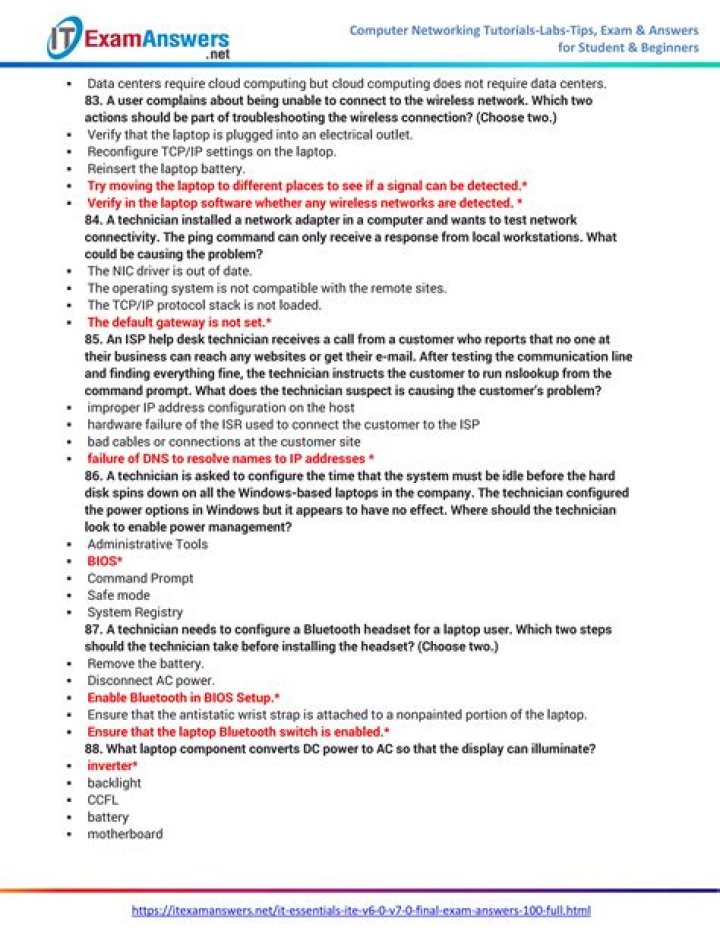 What Laptop component converts DC power to AC so that the display can illuminate?