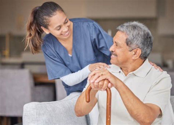 What provides assistance and care mainly for elderly patients?