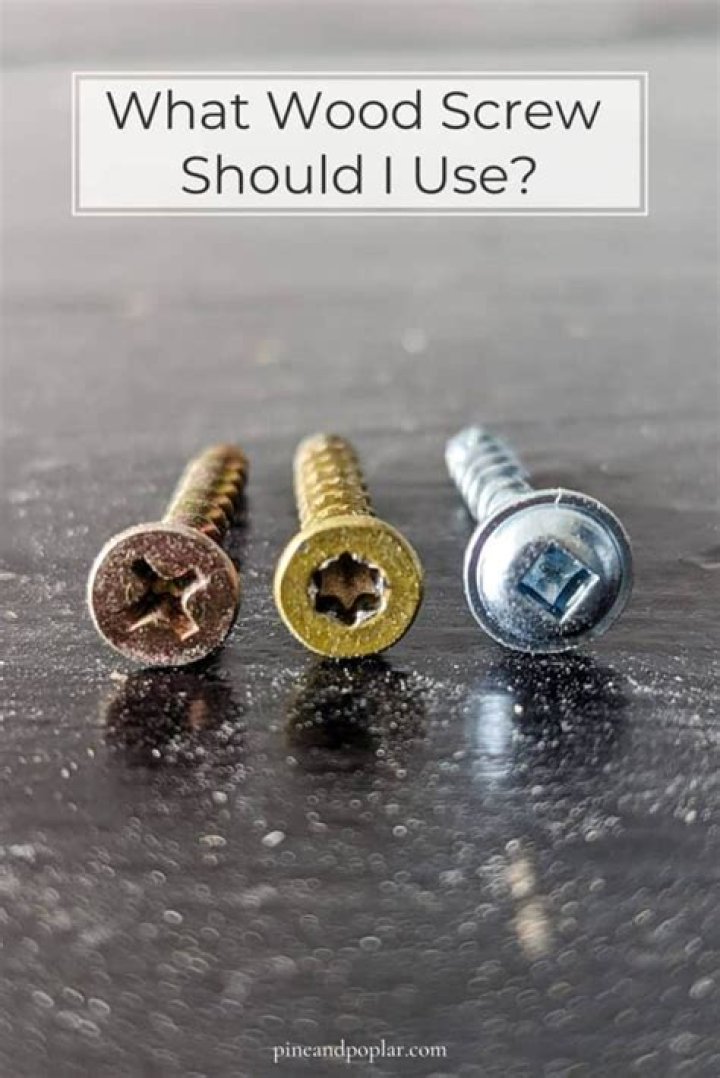 What screws should I use outside?