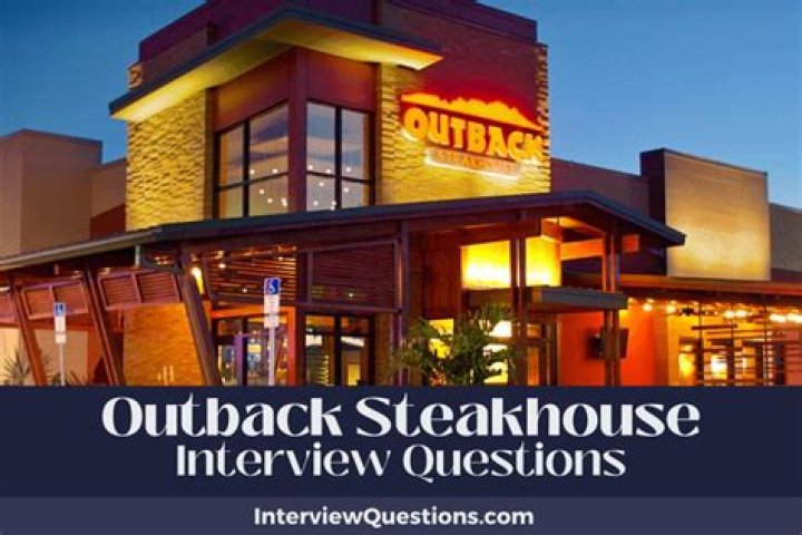 What should I wear to an Outback Steakhouse interview?