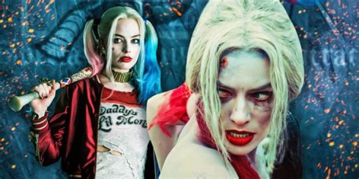 What side is blue on Harley Quinn?