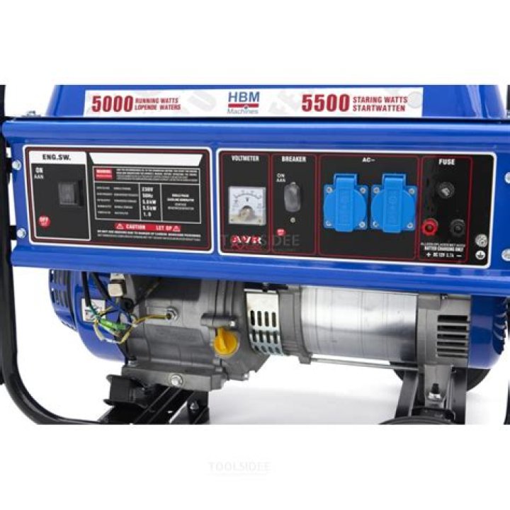 What size breaker do I need for a 5500 watt generator?