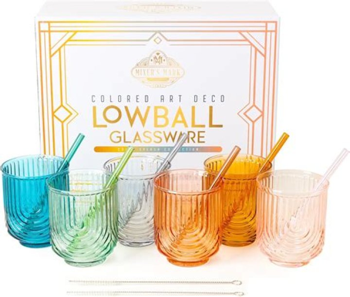 What size is a lowball glass?