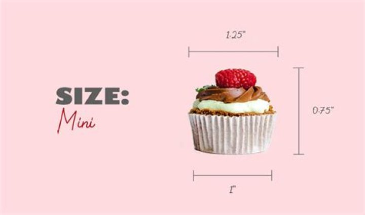 What size is a mini cupcake?
