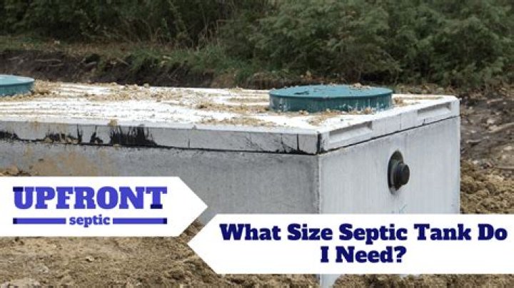What size septic tank do I need for a tiny house?