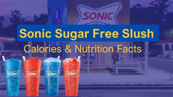 What sugar free flavors does Sonic have?
