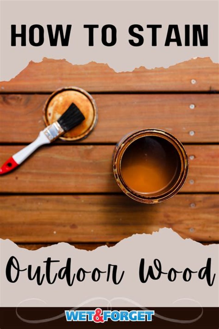 What temperature can you stain wood?