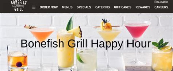 What time is bonefish happy hour?