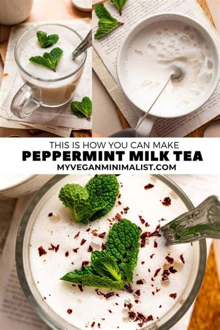 What to add to peppermint tea to make it taste better?