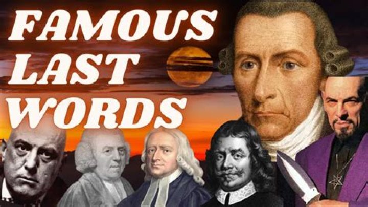 What was Aleister Crowley last words