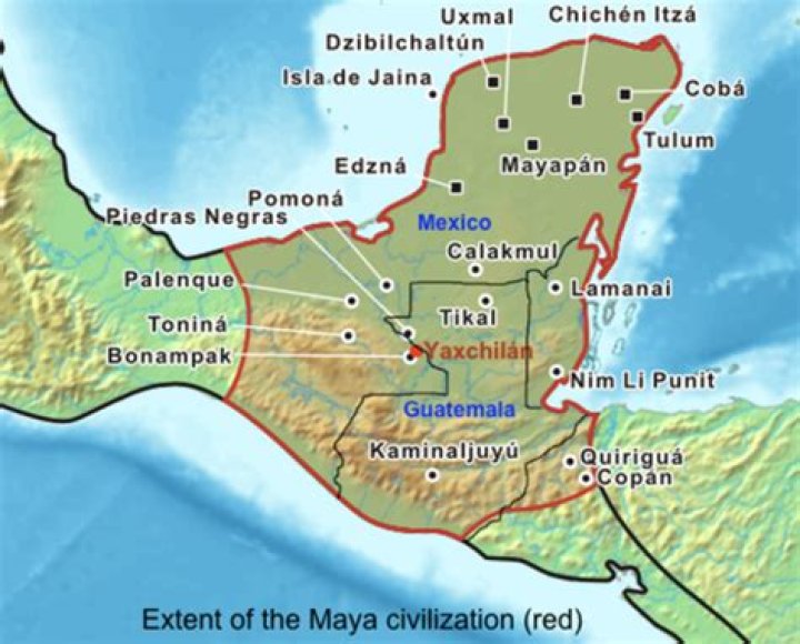 What were the major cities of the Maya?