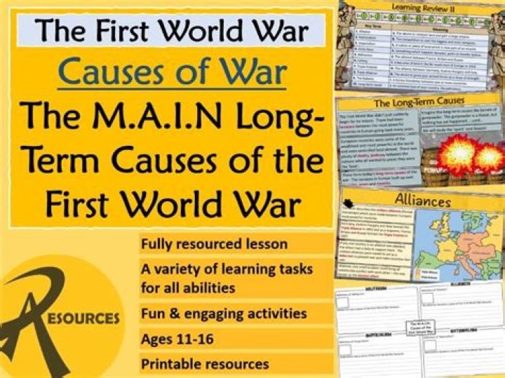 What were the six long term causes of World War II?