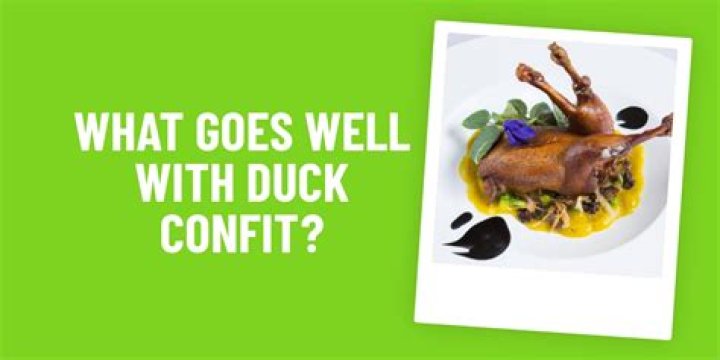 What wine goes well with duck confit?