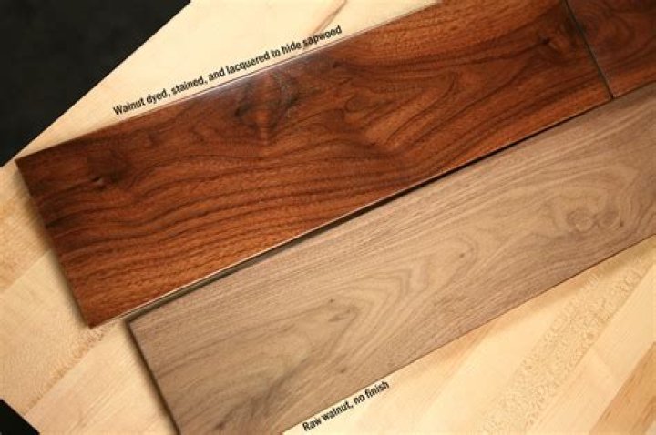 What wood can be stained to look like walnut?