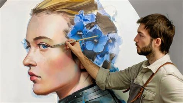 When an artist pushes the point of a Burin?