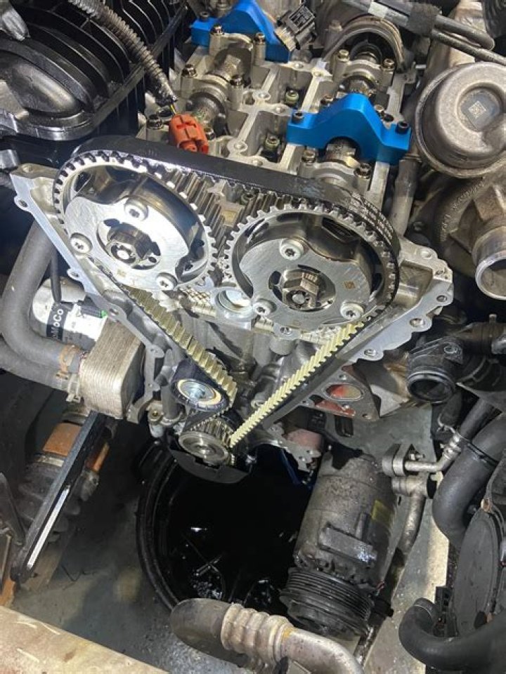 When should the timing belt be replaced on a 2005 Toyota Camry?