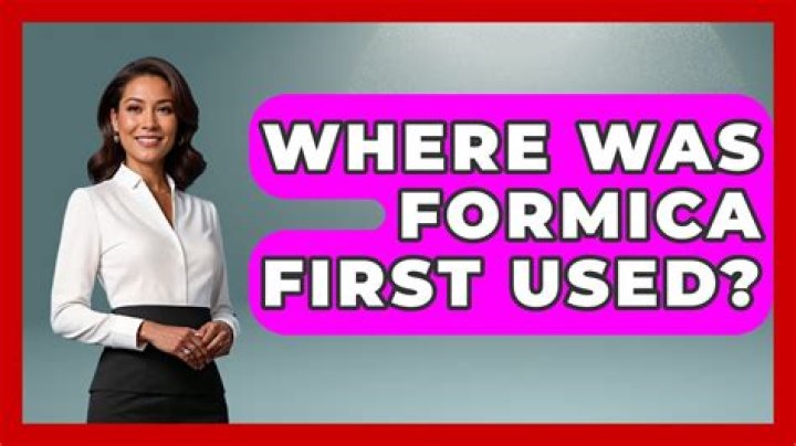 When was Formica first used?