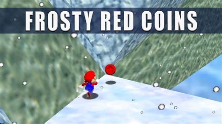 Where are the 8 red coins in frosty slide?