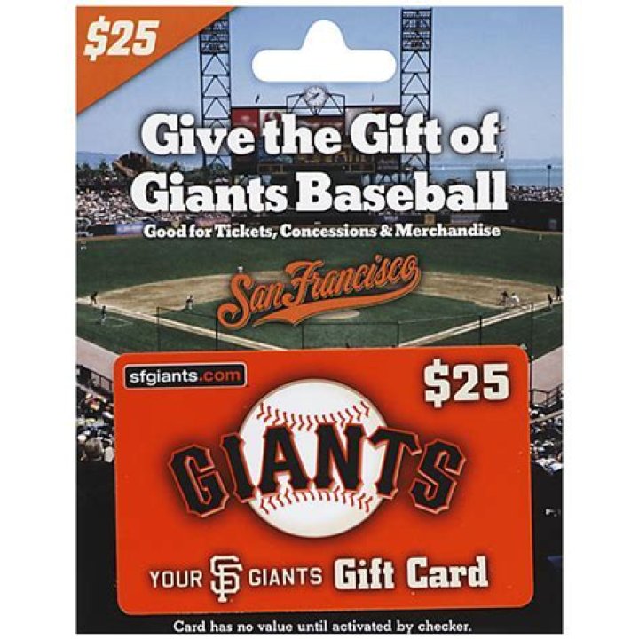 Where can I buy SF Giants gift cards?
