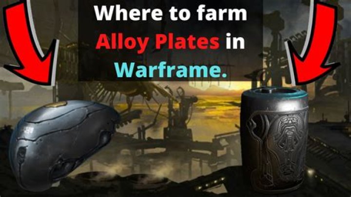 Where do I get alloy plate in Warframe?