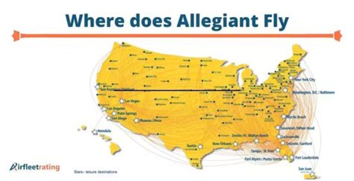 Where does Allegiant fly from RDU?