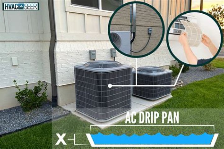 Where is drip pan on AC?